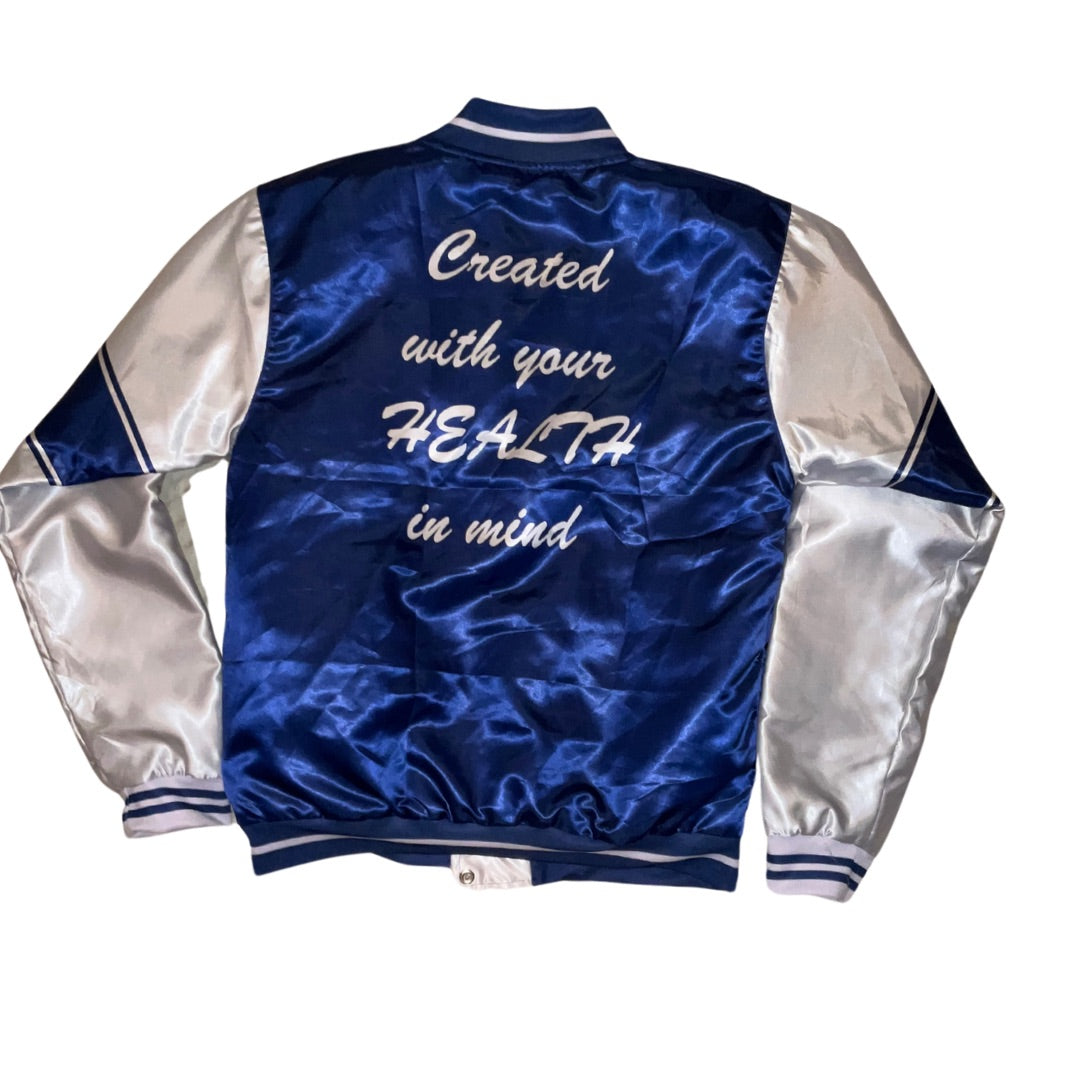 "HP" Satin Bomber Jacket