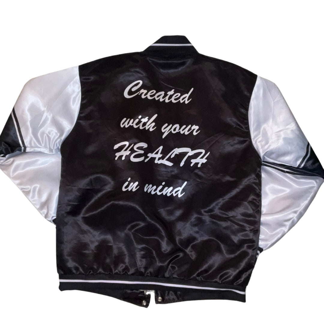 "HP" Satin Bomber Jacket