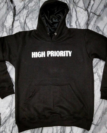 "In The Clouds" - Satin Hooded Sweatshirt Only